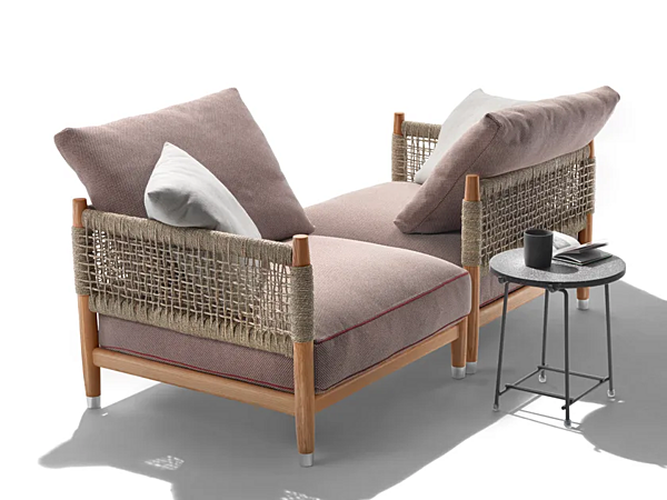 Poltrona da giardino modulare in tessuto Parker FLEXFORM 295C1 fabbrica FLEXFORM dall'Italia. Foto №2