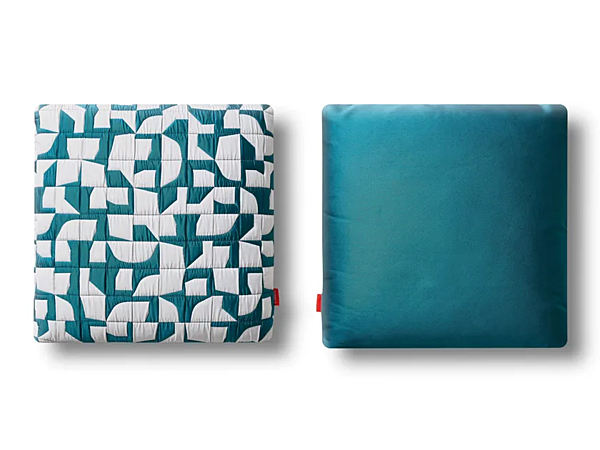 Cuscino geometrico quadrato in tessuto mosaico CASSINA fabbrica CASSINA dall'Italia. Foto №7
