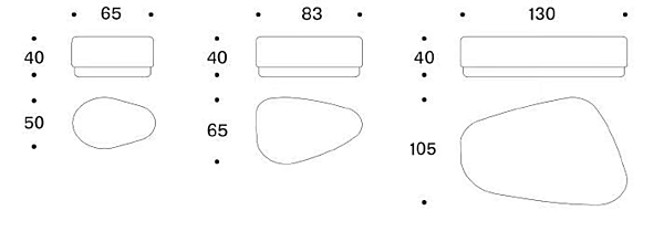 Pouf in tessuto Saba collezione Island fabbrica SABA dall'Italia. Foto №3