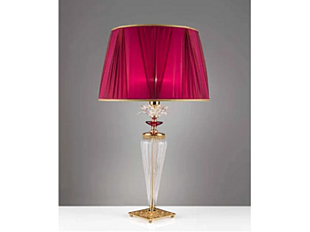 Lampada da tavolo in cristallo con cristalli Swarovski Lily LG1 Euroluce Lampadari