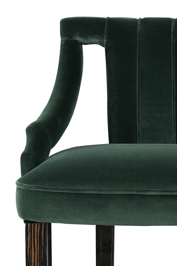 Pouf in velluto alto con braccioli Cayo BRABBU fabbrica BRABBU dall'Italia. Foto №3