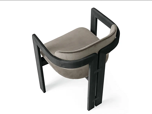 Poltrona imbottita in velluto con braccioli Gallotti&Radice 0419 fabbrica Gallotti & Radice dall'Italia. Foto №1