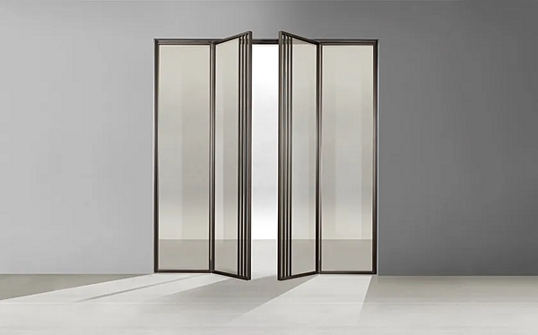 Porta in vetro e alluminio a battente BARAUSSE collezione i30 fabbrica BARAUSSE dall'Italia. Foto №5