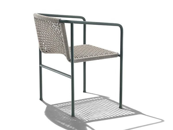 Poltrona da giardino in acciaio inox e plastica FLEXFORM OTTAVIA 2A0B1 fabbrica FLEXFORM dall'Italia. Foto №3