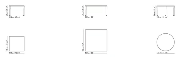 Tavolo rettangolare in legno Kobo FLEXFORM fabbrica FLEXFORM dall'Italia. Foto №6