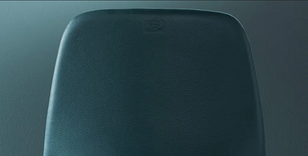 Sedia in pelle con schienale imbottito POLTRONA FRAU DU 30 fabbrica POLTRONA FRAU dall'Italia. Foto №7