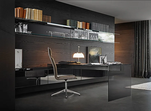 Scrivania angolare in cristallo Air Desk 1 Gallotti&Radice fabbrica Gallotti & Radice dall'Italia. Foto №8