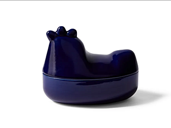 Scatola di stoccaggio in ceramica smaltata lucida TAAC Chicken CASSINA Scatola di stoccaggio in ceramica smaltata lucida TAAC Chicken CASSINA fabbrica CASSINA dall'Italia