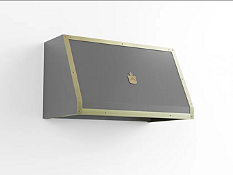 Cappa da cucina murale in metallo verniciato con illuminazione integrata Officine Gullo CPD017 CPD017 fabbrica Officine Gullo dall'Italia