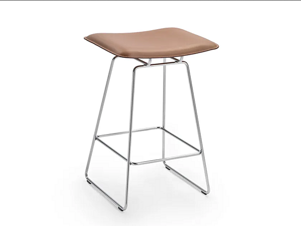 Pouf in pelle alta con poggiapiedi FLEXFORM Echoes S H fabbrica FLEXFORM dall'Italia. Foto №1