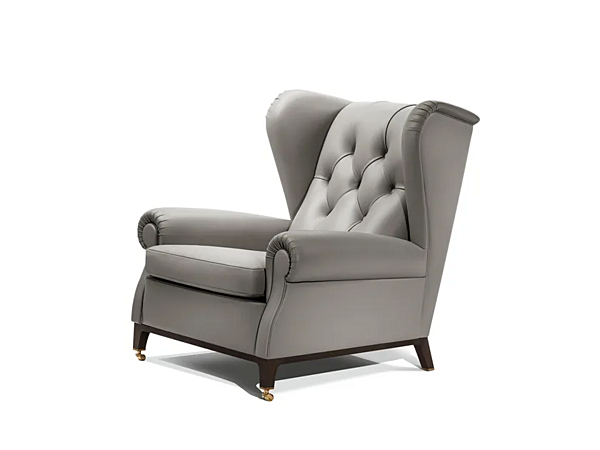 Poltrona in pelle trapuntata con braccioli 2019 POLTRONA FRAU fabbrica POLTRONA FRAU dall'Italia. Foto №2