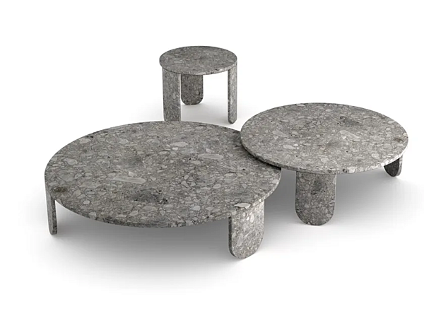 Tavolino da caffè rotondo in marmo Clemo Gallotti&Radice fabbrica Gallotti & Radice dall'Italia. Foto №1