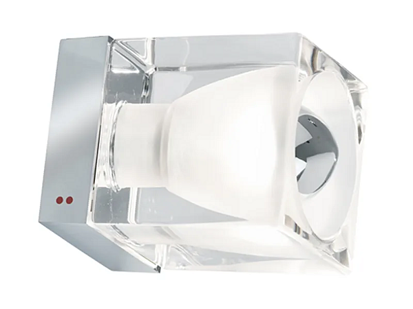 Faretto da parete in cristallo Fabbian Cubetto fabbrica Fabbian dall'Italia. Foto №1