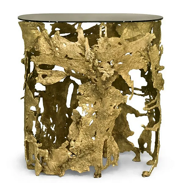 Tavolo console ovale in ottone BRABBU Cay fabbrica BRABBU dall'Italia. Foto №2