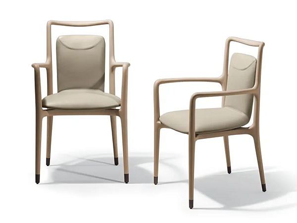 Poltrona in pelle con braccioli GIORGETTI IBLA 55110 fabbrica GIORGETTI dall'Italia. Foto №2