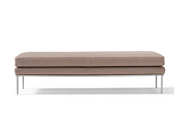 Panca imbottita in tessuto Alice AMURA fabbrica AMURA dall'Italia