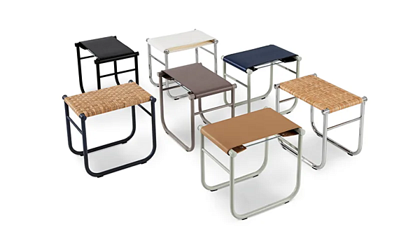 Sgabello basso in acciaio CASSINA 9 Tabouret fabbrica CASSINA dall'Italia. Foto №2