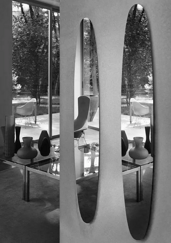 Specchio ovale da parete in vetro Gallotti&Radice Keplero fabbrica Gallotti & Radice dall'Italia. Foto №2