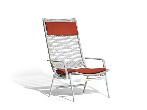 Poltrona da giardino con braccioli in corda Solaria Poltrona Frau fabbrica POLTRONA FRAU dall'Italia. Foto №1