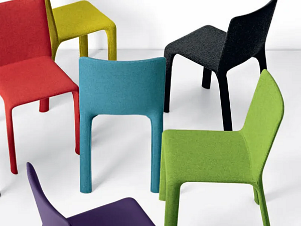 Sedia imbottita in tessuto Joko Kristalia fabbrica Kristalia dall'Italia. Foto №3