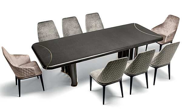 Sedia in tessuto Hilary OPERA CONTEMPORARY ANGELO CAPPELLINI 47038/R fabbrica OPERA CONTEMPORARY dall'Italia. Foto №2