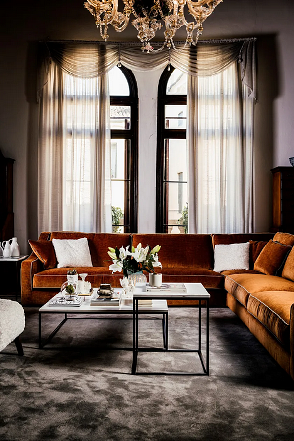 Divano angolare in tessuto Martin Black Tie fabbrica Black Tie dall'Italia. Foto №3