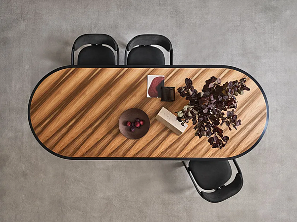 Tavolo ovale in legno Manto Gallotti&Radice fabbrica Gallotti & Radice dall'Italia. Foto №2