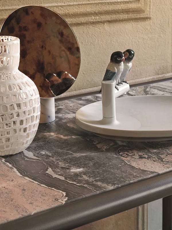 Console table in legno con cassetti IKO Flou fabbrica Flou dall'Italia. Foto №6