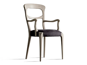 Sedia in legno con braccioli Capotavola L 643 DALE