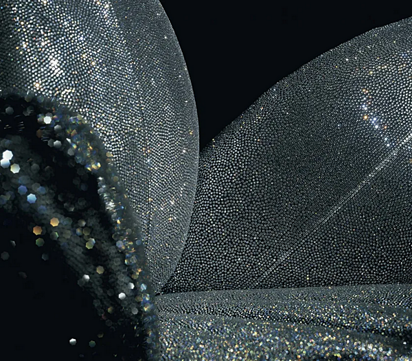 Poltrona imbottita in tessuto Getsuen Diamond Edra fabbrica EDRA dall'Italia. Foto №3