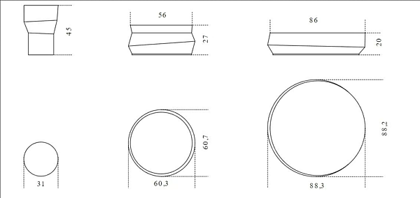 Tavolino da caffè in poliuretano Gallotti&Radice Drummers fabbrica Gallotti & Radice dall'Italia. Foto №5