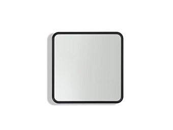 Specchio quadrato con cornice in legno POLTRONA FRAU DUO