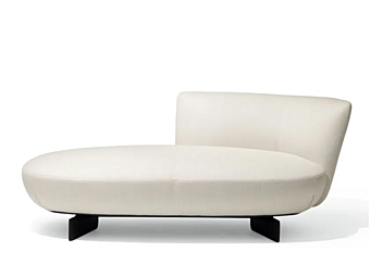 Letto giorno in tessuto con schienale imbottito GIORGETTI GALET 52560, 52561, 52565, 52566