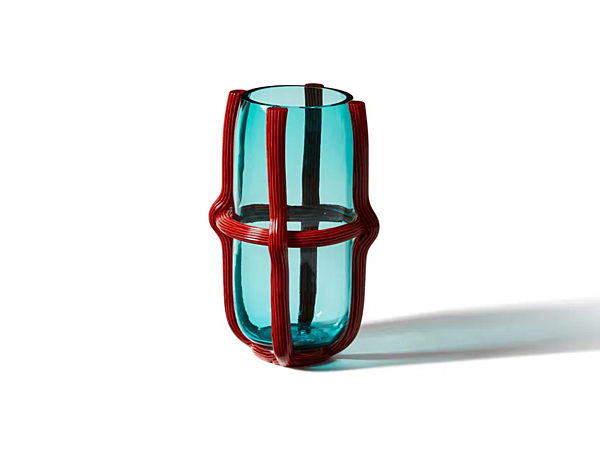 Vaso rotondo in vetro soffiato CASSINA Sestiere fabbrica CASSINA dall'Italia. Foto №9