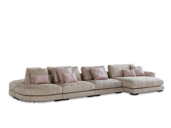 Divano modulare con copertura removibile Flou MyPlace Divano modulare con copertura removibile Flou MyPlace fabbrica Flou dall'Italia