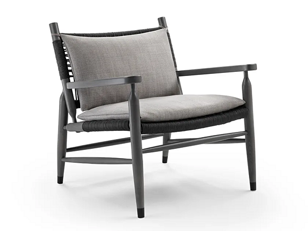 Poltrona con braccioli in materiale outdoor Tessa FLEXFORM fabbrica FLEXFORM dall'Italia. Foto №1