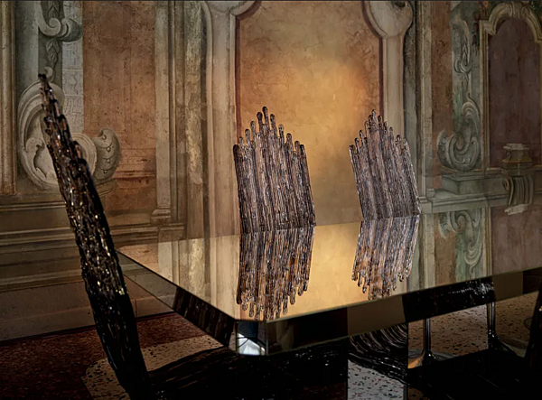Tavolo da pranzo rettangolare Phantom in legno Edra fabbrica EDRA dall'Italia. Foto №3