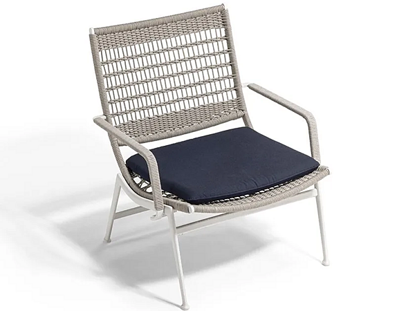 Poltrona con braccioli in corda da giardino Solaria Poltrona Frau fabbrica POLTRONA FRAU dall'Italia. Foto №1