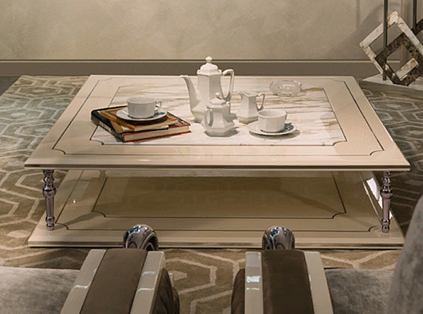 Tavolino da caffe MANTELLASSI J'adore Lalique fabbrica MANTELLASSI dall'Italia. Foto №2