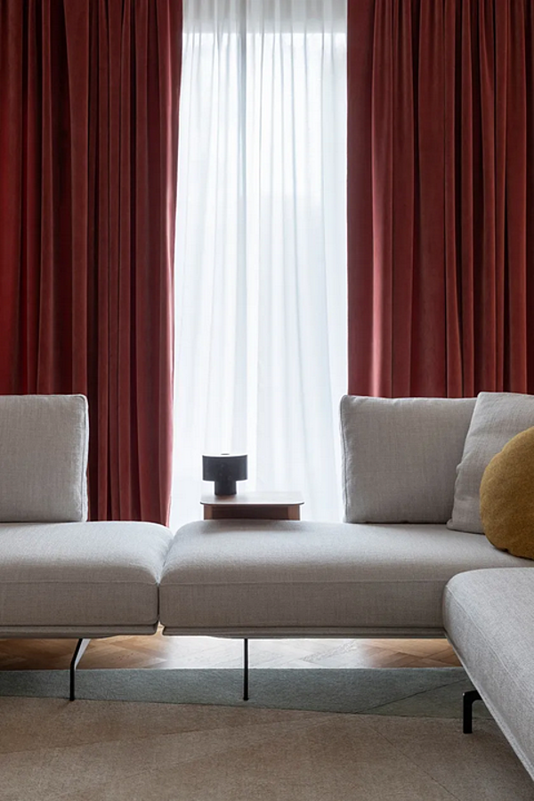 Divano in tessuto con copertura removibile Saba Avant Apres fabbrica SABA dall'Italia. Foto №7