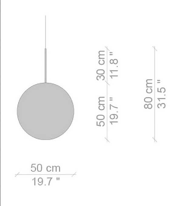 Lampada a sospensione in vetro soffiato Bollicosa CASSINA 089 21, 089 22 fabbrica CASSINA dall'Italia. Foto №10