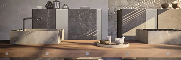 Cucina da esterno in pietra e legno MODULNOVA Progetto 01 fabbrica Modulnova dall'Italia. Foto №10