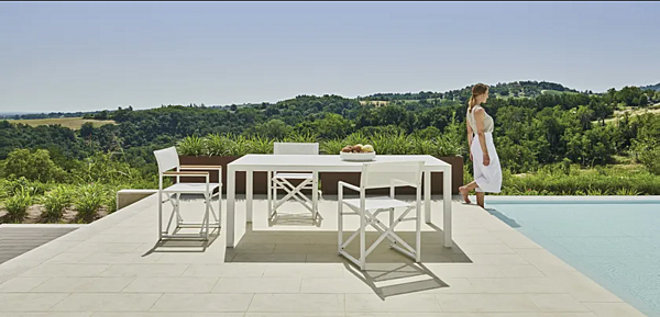 Tavolo da giardino rettangolare in alluminio verniciato a polvere Victor VARASCHIN 3900, 3867, 3868, 3901 fabbrica VARASCHIN dall'Italia. Foto №2