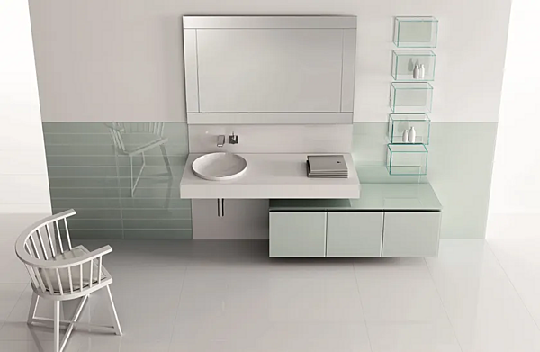 Lavabo da appoggio singolo in opalite ARTELINEA collezione Regolo fabbrica ARTELINEA dall'Italia. Foto №3