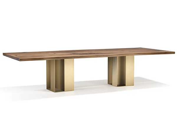 Tavolo rettangolare in legno massello Vero Cubica ARTE BROTTO L620, CUBICA fabbrica Arte Brotto dall'Italia. Foto №1