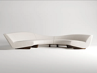 Divano curvo in tessuto a 5 posti VENERE FORMITALIA VENERE