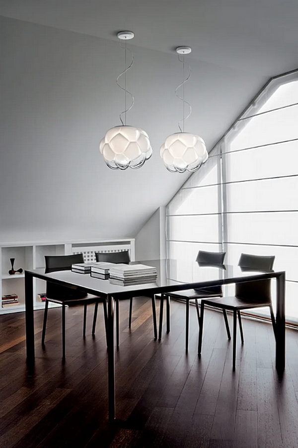 Lampada a sospensione in vetro Cloudy Fabbian F21 A02 71 fabbrica Fabbian dall'Italia. Foto №15