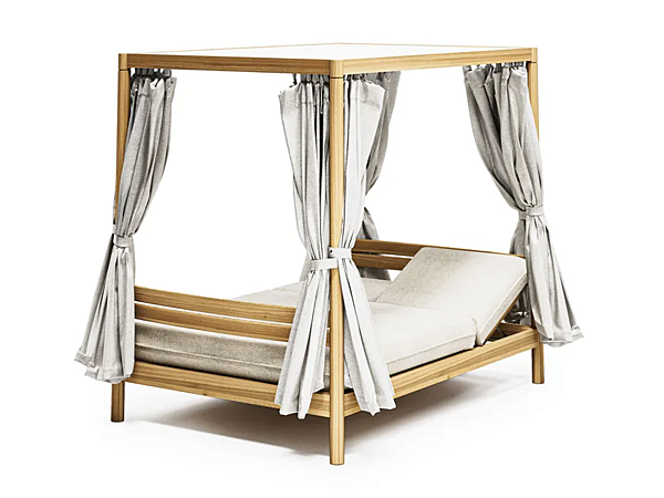 Letto da giardino in legno con canopy Apache Atmosphera fabbrica ATMOSPHERA dall'Italia. Foto №1
