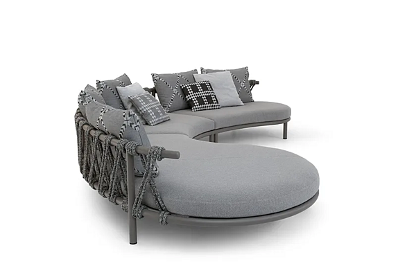 Divano modulare da giardino in tessuto CASSINA TRAMPOLINE fabbrica CASSINA dall'Italia. Foto №4