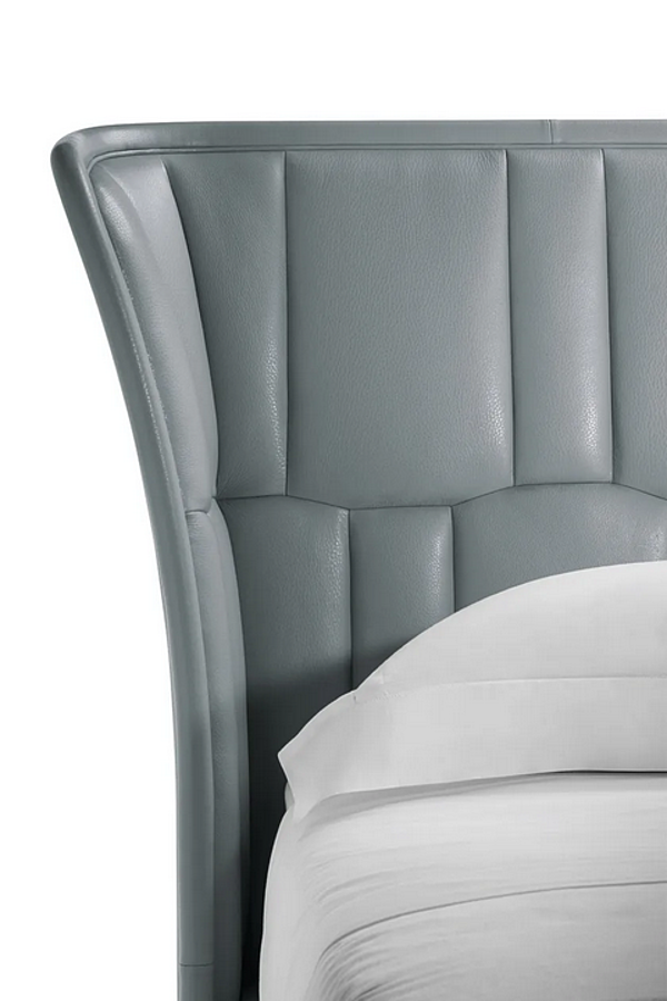 Letto matrimoniale in pelle con testata imbottita POLTRONA FRAU LOLA DARLING fabbrica POLTRONA FRAU dall'Italia. Foto №4